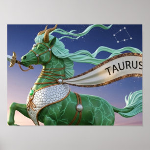 Celestial Taurus Poster