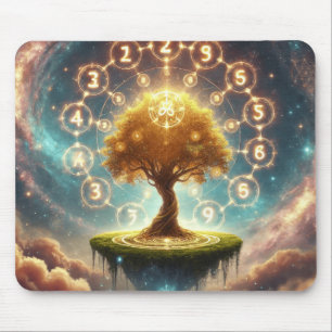 Celestial Tree of Life Mouse Pad