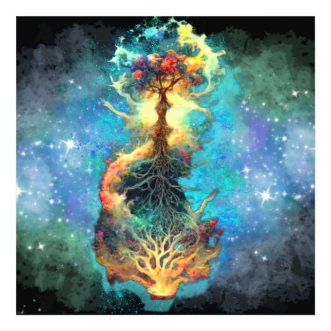 celestial tree of life     photo print (Front)