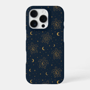 Celestial Turtle Night Pattern iPhone 16 Pro Case