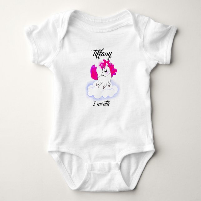 Celestial Unicorn Baby Bodysuit (Front)