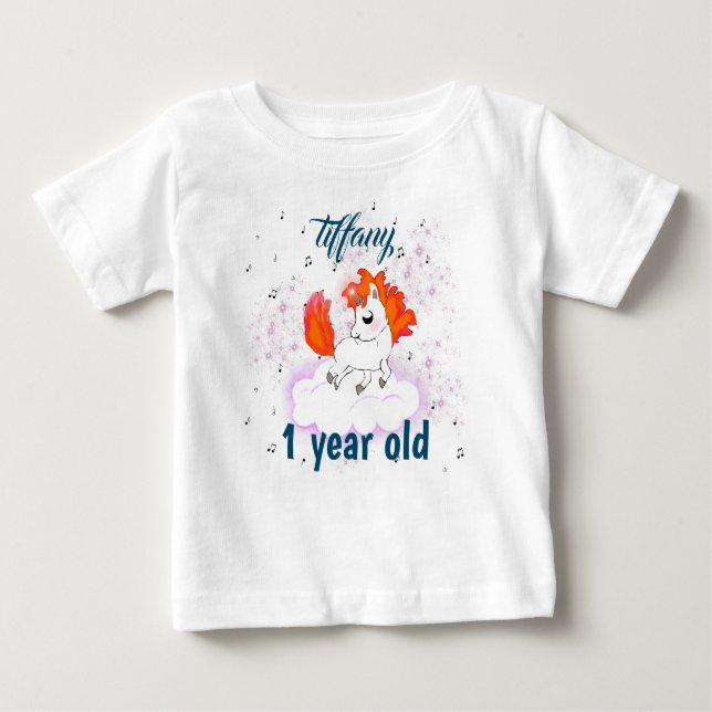 Celestial Unicorn Baby T-Shirt (Front)