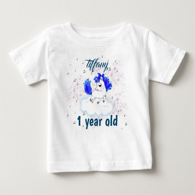 Celestial Unicorn Baby T-Shirt (Front)
