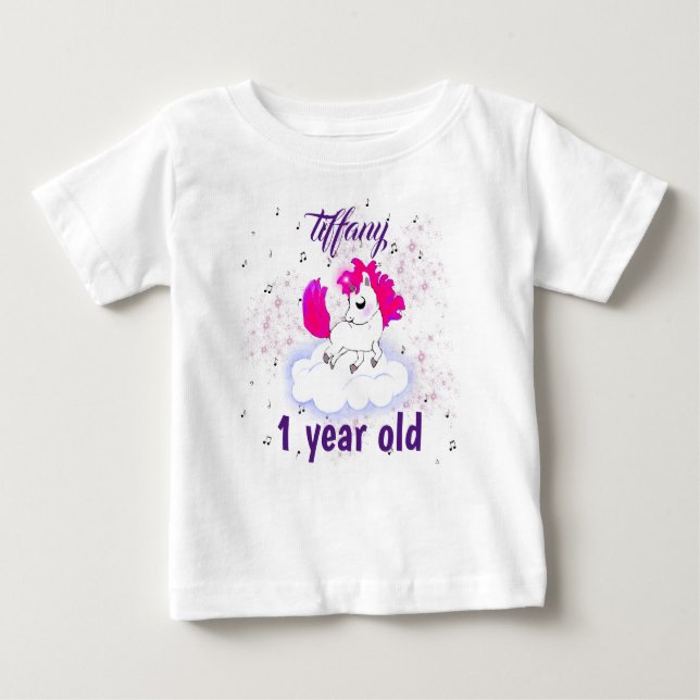 Celestial Unicorn Baby T-Shirt (Front)