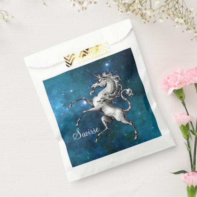 Celestial Unicorn Customisable Favour Bag (Sealed)