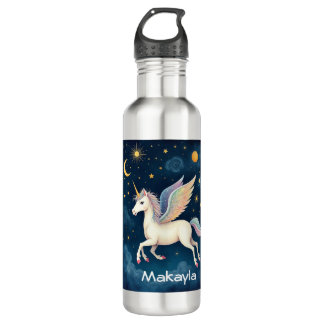 Celestial Unicorn Personalised 710 Ml Water Bottle