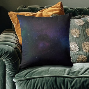 Celestial Veil Nebula Galaxy Starfield Cosmic Cushion