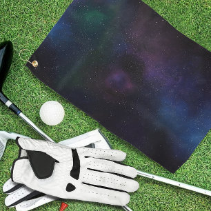 Celestial Veil Nebula Galaxy Starfield Cosmic Golf Towel