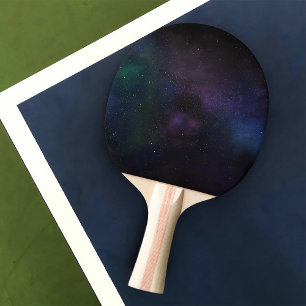 Celestial Veil Nebula Galaxy Starfield Cosmic Ping Pong Paddle