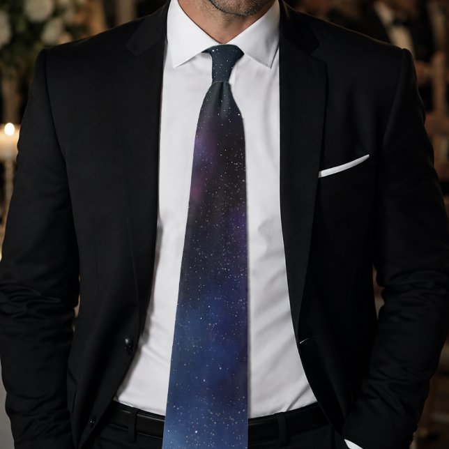 Celestial Veil Nebula Galaxy Starfield Cosmic Tie (Creator Uploaded)