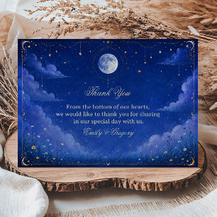 Celestial Vintage Cosmic Thank You Card