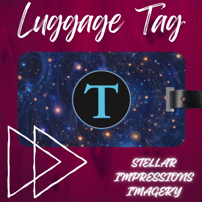 Celestial Vortex Luggage Tag (Creator Uploaded)