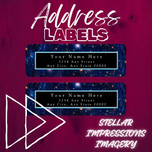 Celestial Vortex Return Address Label