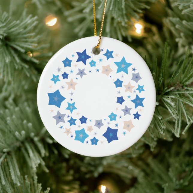 Celestial Waltz (Fusion) Ceramic Ornament (Tree)