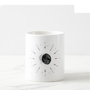 Celestial Watercolor Mug - Mono & Silver