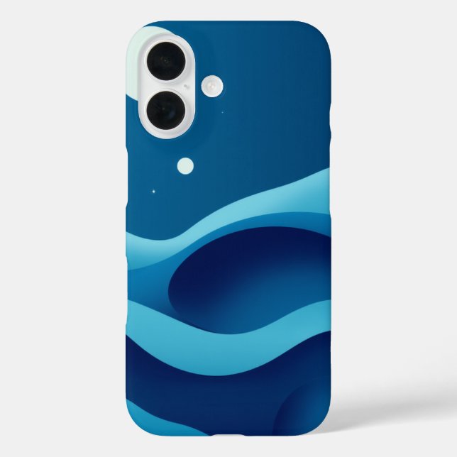 Celestial Waves: A Dreamy Abstract Case-Mate iPhone Case (Back)