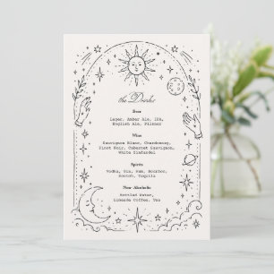 Celestial Wedding Drink Menu
