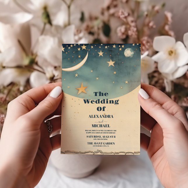 Celestial Wedding  Invitation (Creator Uploaded)