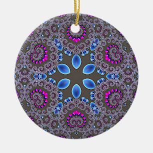 Celestial Whirl Ceramic Ornament
