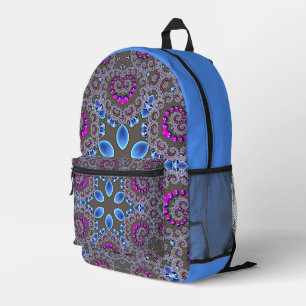 Celestial Whirl Printed Backpack
