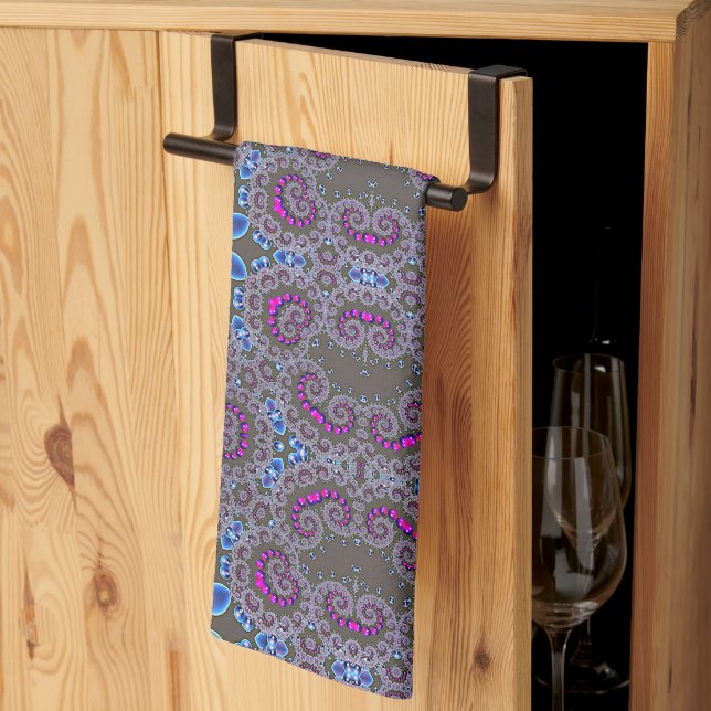Celestial Whirl Tea Towel (Thirds Fold)