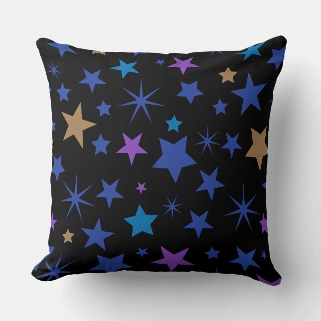 Celestial Whispers Throw Pillow (Front)