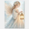 Celestial Winter Angel Lantern of Comfort