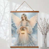 Celestial Winter Angel Lantern of Grace