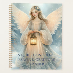 Celestial Winter Angel Lantern of Grace Planner