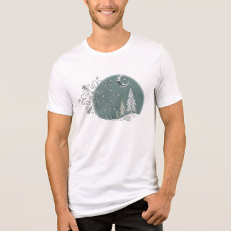 Celestial Winter Forest Tri-Blend Shirt