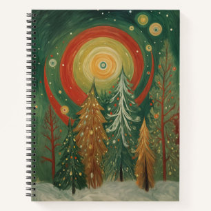 Celestial Winter Grove Notebook