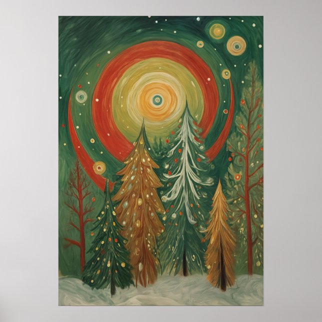 Celestial Winter Grove Poster (Front)