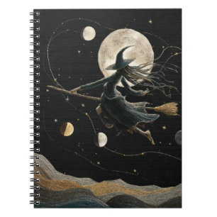 Celestial Witch Moon Phases Notebook