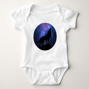 Celestial Wolf Baby Bodysuit