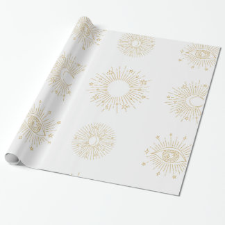 Celestial Wrapping Paper, Tarot Wrapping Paper