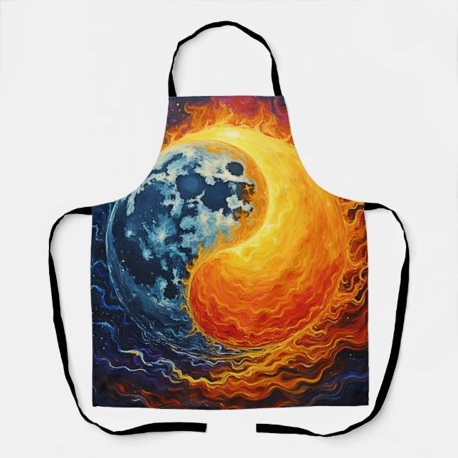 Celestial Yin Yang Art Apron (Front)