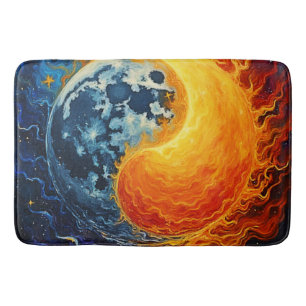 Celestial Yin Yang Art Bath Mat