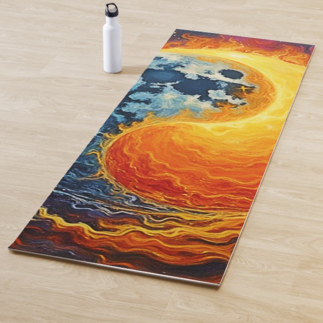 Celestial Yin Yang Art Yoga Mat (In Situ)