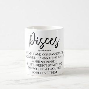 Celestial Zodiac Sign Mug/Pisces Coffee Mug
