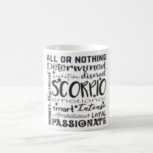 Celestial Zodiac Sign Mug/Scorpio Description Coffee Mug