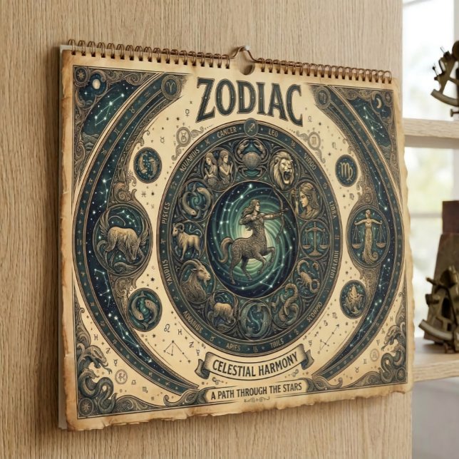 Celestial Zodiac Wall Calendar (Creator Uploaded)