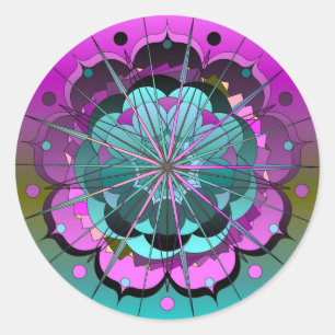 CelestialGlory2 Classic Round Sticker