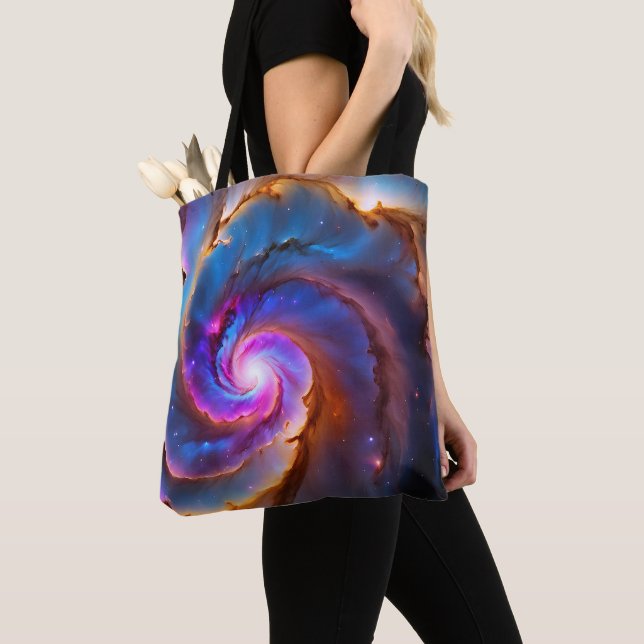 “Celestium” - Nebula and Galaxies Tote Bag (Close Up)