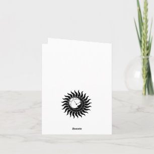 Celestrial Clockwork Card