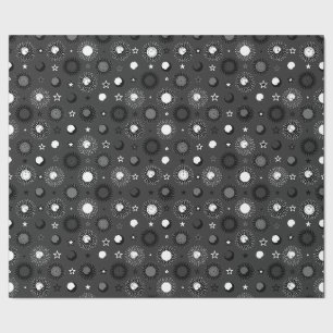 Celestrial Clockwork Wrapping Paper