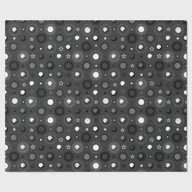 Celestrial Clockwork Wrapping Paper (Seam)