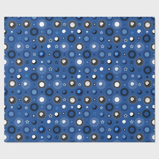Celestrial Clockwork Wrapping Paper (Seam)