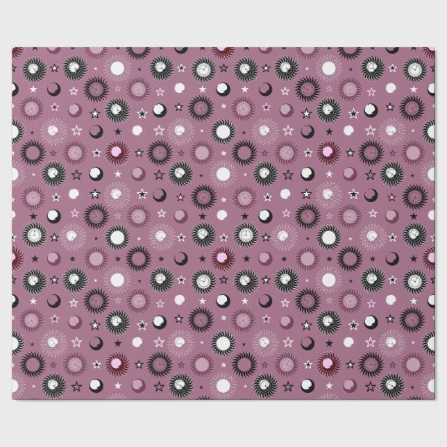 Celestrial Clockwork Wrapping Paper (Seam)
