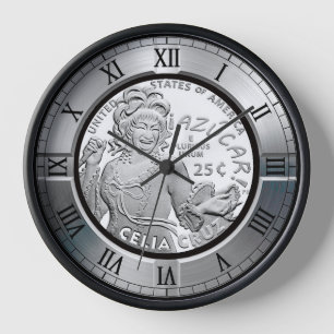 Celia Cruz Quarter ~ Cuban-American Singer ~ *~   Clock