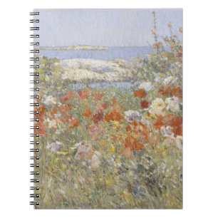 Celia Thaxter's Garden by Childe Hassam Notebook